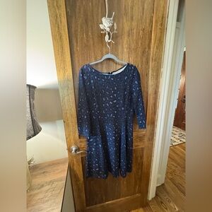 Kate Spade Blue Animal Patterned Dress